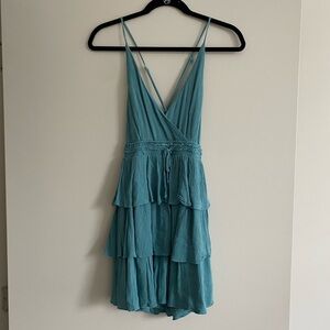 Teal beachy dress